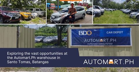 Visit the Automart.PH warehouse in Bunawan, Davao! .